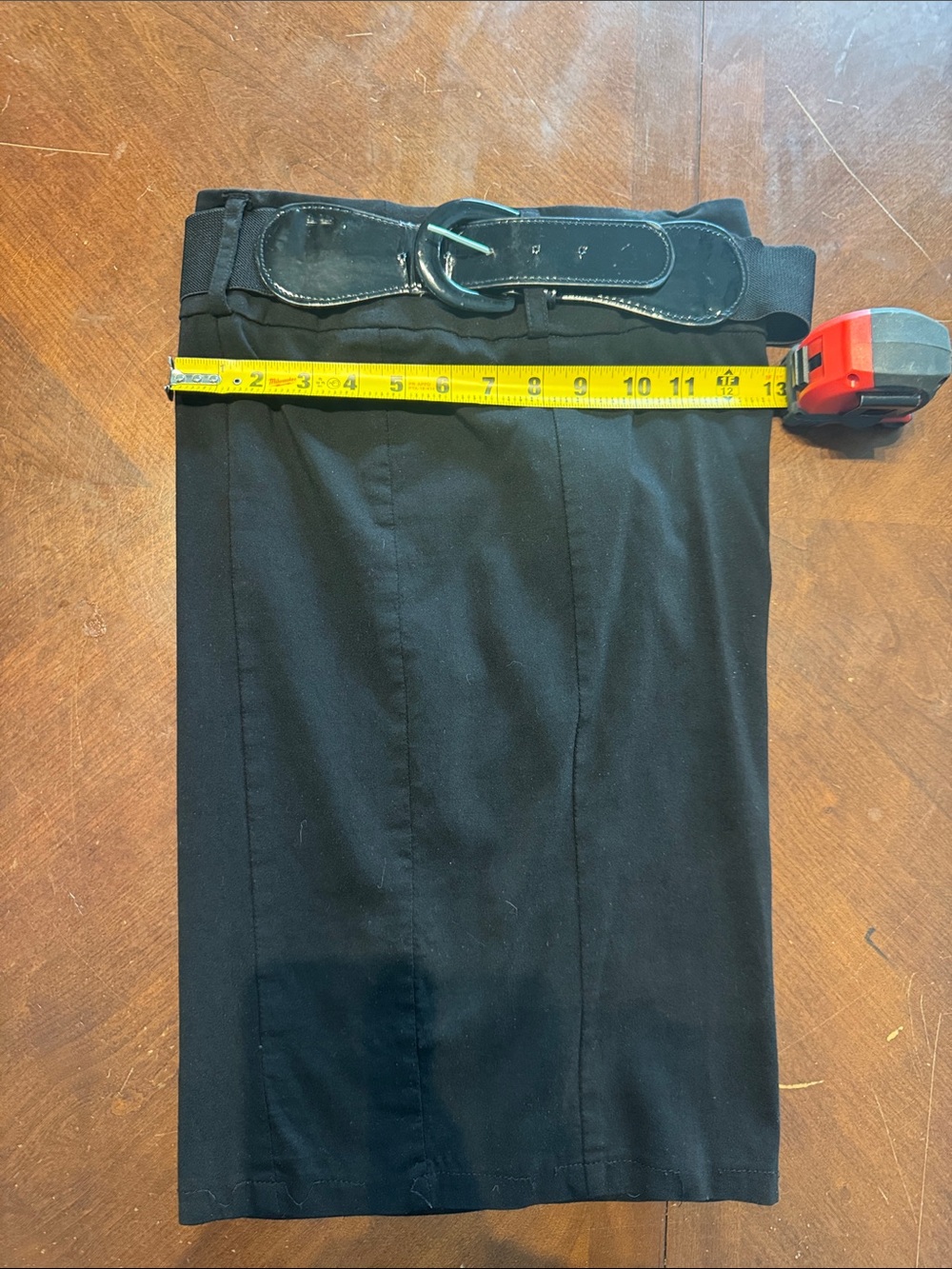 Sourpuss Black Skirt with Logo Waistband
